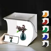 Mini Folding Lightbox Photography Photo Studio Softbox 2 Panel LED Light SoftBoX