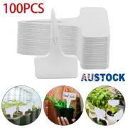 SpringUp T-type Plant Labels Flexible Plastic Garden Tags Nursey Seeding Pen AU