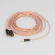 3.5mm Male to Dual RCA OCC Pure Copper Wire Gold Plated 8cores Audio Video Cable