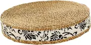 Buddhist Temple Style Round Woven Mat Meditation Seating Cushion Home Floor Mat Decorative Comfortable Pad
