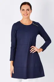 Zip Neck Tunic--ORI-21152