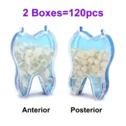 Dental Resin Temporary Crown Anterior Front & Back Tooth Molar Teeth 2 boxes