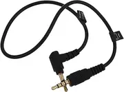 ETHZZLE Trrs to Headphone Adapter Cable Compact Durable Audio Adapter for Headphones Computers DSLR Cameras User Friendly Portable Microphone Cable for Seamless Connectivity