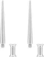 [NewkeepsR] 20G/18G/16G/14G/12G/10G/8G/6G/4G/2G/0G/00G 316L Steel Taper Insertion Pin for Ear/Nose/Navel/Nipple/Lip/Eyebrow Stretcher, Body Piercing Stretching Kit Assistant Tool