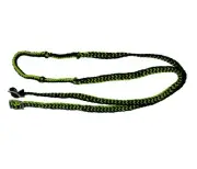 BARREL REINS 7' Long x 1" Wide Braided Nylon Contest Reins with Easy Grip Knots