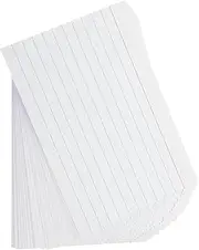 Veemoon 200pcs Horizontal Ruled Study Cards Thick Index Flashcards for Notetaking Crafting and Presentations Office School and Home Settings