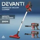 Devanti Handheld Vacuum Cleaner Stick Handstick Vac Bagless Corded 500W Red