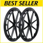 Quality Replacement 24 Inches Wheelchair Rear Wheel - Lightweight & Durable