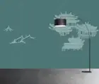 3D Linear Drawing Architecture Wallpaper Wall Mural Removable Self-adhesive 790