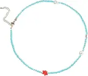 [DEARMAMY] Kids Glass Beads Chain Beaded Necklace Neck Decorative Jewelry for Children