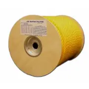 T.W . Evans Cordage 1/4" X 1200' BUFFALO TWISTED YELLOW POLYPRO ROPE