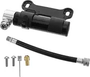 BESPORTBLE 1 Set Portable Handheld Bike Pump Durable Aluminum Alloy Mini Pump with Valve for Mountain Biking Sports Equipment and Outdoor Cycling Lightweight and Convenient for Go Inflation