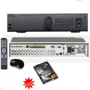 32CH H.265 Compression PoE IPNVR Viedo 4K 12MP Security Camera 5TB Hard Drive