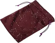 Cabilock Elegant Travel Tools Bag Drawstring Card Storage Organizer Portable Fabric Pouch for Jewelry