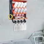 Spray Can Holder Tool Storage with 8 Hole Bottle Holder for Home Shop Garage