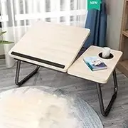 Laptop Desk,Laptop Bed Table Folding Table Dormitory Mini Multifunctional Bed Laptop Computer Table Can be Placed Cup Storage Table Lazy Storage