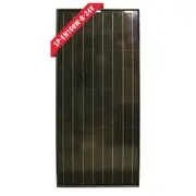 Enerdrive 100W 24V Fixed Solar Panel, Black