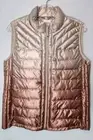 GAP Ombré Vest Pink Rose Gold Silver Quilted Lite PrimaLoft Medium Warm Fill NWT