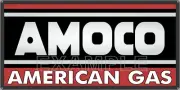 AMOCO OIL GASOLINE GAS STATION VINTAGE OLD SIGN REMAKE ALUMINUM SIZE OPTIONS