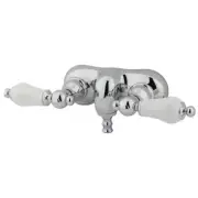 Elements Of Design DT0421PL Double Handle Wall Mounted Clawfoot - Chrome