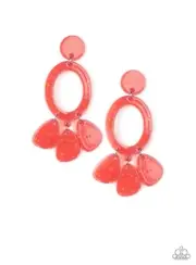 Paparazzi Jewelry Sparkling Shores Orange Earring