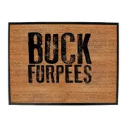 Buck Furpees - Funny Novelty Doormat Man Cave Floor mat