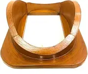 UNITED HANDICRAFTS Diving Helmet Stand U.S Navy Mark V Scuba Divers Helmet Brown Finish Wooden Base