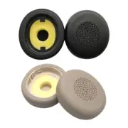 Black Earpads Soft Spong Leather Oval Ear Cushions for Evolve2 75 MS Headsets