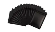 1000 Smell Proof Mylar Food Bags 3X4 Zip Seal Black Matte Heat Sealable Baggies