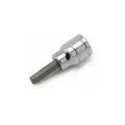 Titan 15606 Hex Bit Socket, 3/8" Drive, 6mm, Chrome
