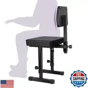 OUKMIC Piano Bench Adjustable Height Stool Chair with Backrest, Music Keyboar