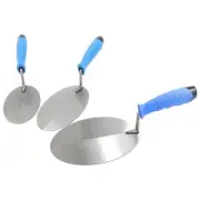 Comfortable Grip Stainless Mud Boards Trowels for Wall Plastering Floor Leveling