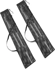 Kayak Paddle Bag Drawstring Mesh paddle Bag Adjustable Shoulder Strap Oar Bags Portable Kayak Paddle Storage Bag Long Kayak Boat Canoe Nets Storage Carry Multiple Paddles