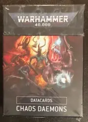 Warhammer 40K - DATACARDS - Chaos Daemons - NEW - FREE SHIP (US)