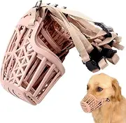 Comprehensive Dog Muzzle Set - 7 Sizes from Small to Extra Large - Adjustable, Breathable, Durable - Prevents Biting, Barking, Chewing & Digging - Ideal for Training & Grooming