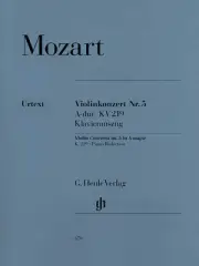Mozart Violin Concerto No 5 A Major K219 Piano Henle Urtext Sheet Music Book
