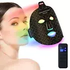 LED Light Therapy Mask, 7 Colors LED Face Mask, Infrared Red Light Therapy fo...