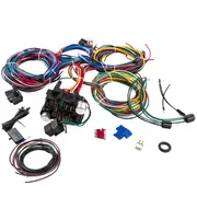 [MaXpeedingrods] 21 Circuit Wiring Harness compatible for CHEVY Mopar compatible for FORD Hotrod UNIVERSAL Extra long Wires