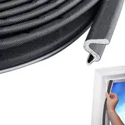 Soundproof Door Seal Strip V Shaped Door Windows Slot Installation Seals