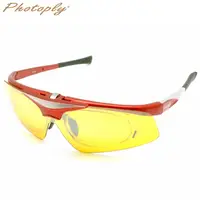 在飛比找PChome24h購物優惠-Photoply可掀式大聯盟太陽眼鏡(紅+ND2)