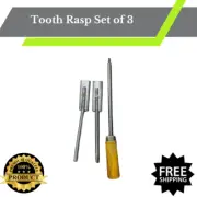 Tooth Rasp Set of 3