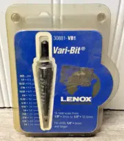 Lenox Vari-bit 1/8" to 1/2" Step drill bit 30881-VB1 New