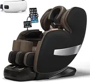 Massage Chair,15min Quick Relax Program for Spine Alignment - Lumbar Heat Stretch Program 10 Preset Massage Zones