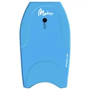 Maddog Crescent Tail Speed Adult Beach Bodyboard Water Sport w/Leash Blue 40"