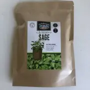 Mr Fothergill's Sage All-in-One Grow Kit Pouch Seeds Soil Herb Garden Starter