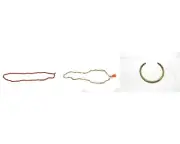 NEW COMBO OF TULSI, RUDRAKSH MALA & BRASS KADA / BRACELET RELIGIOUS POOJA GIFT