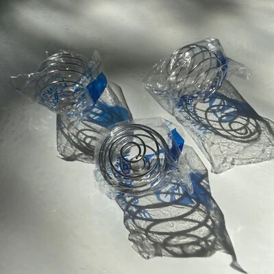 3PCS Official BlenderBall® Bottle Whisk Stainless Steel Wire - New In Packaging