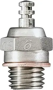 Suesacy 1 Piece RC Parts Replacement Parts for New Glow Plug OS O.S. Former A3 No.6 6 Standard Glow Plug Spark Hot for RC Car Truck Nitro Engine