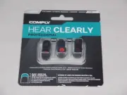 Comply Hear Cleary Professional Noise Isolating Earphone Tips 3 Pairs Medium New