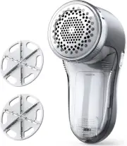 Fabric Shaver, Lint Remover for Clothes, Battery Operated Lint Shaver with 6-Lea